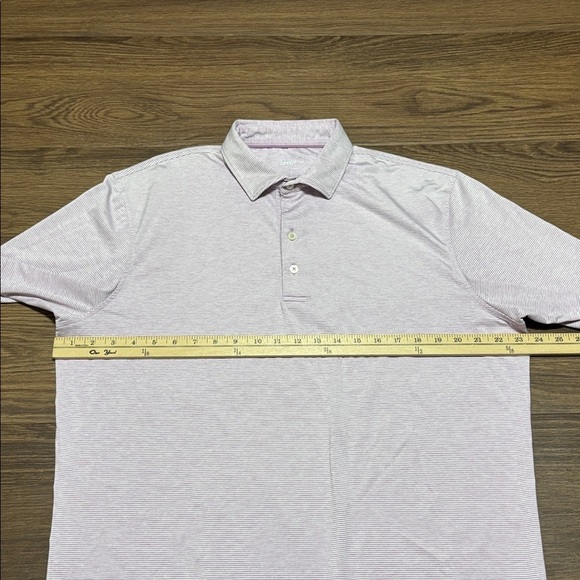 johnnie-O Light Purple and White Polo Shirt - Picture 4 of 6